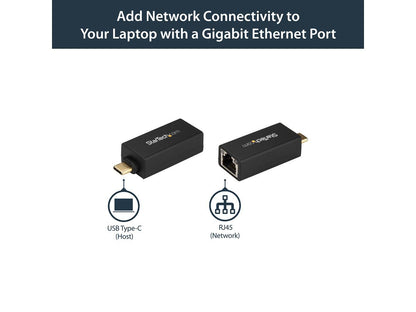 Adaptador USB-C a Ethernet Gigabit Startech.Com, tarjeta de red USB 3.0 de 1 Gbps