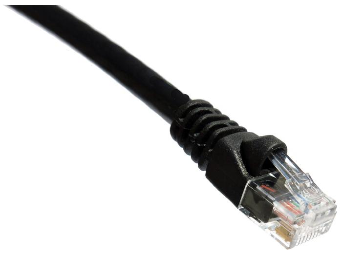 Axiom 4Ft Cat6A 650Mhz Patch Cable Molded Boot (Black)