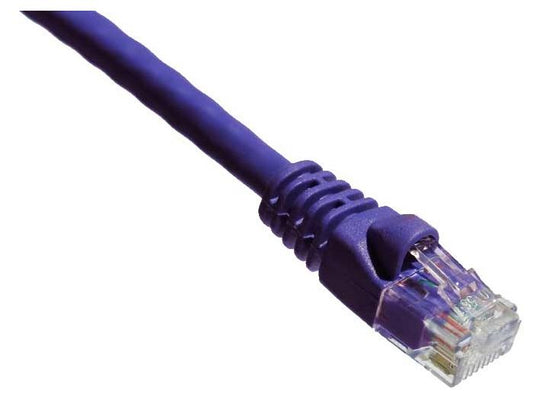 Axiom 4Ft Cat6A 650Mhz Patch Cable Molded Boot (Purple)