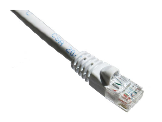 Axiom 4Ft Cat6A 650Mhz Patch Cable Molded Boot (White)