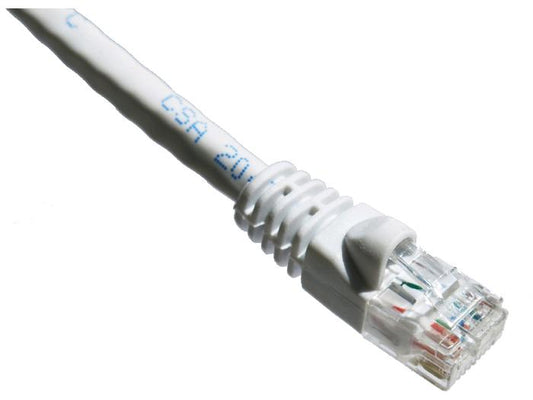 Axiom 6Ft Cat6A 650Mhz Patch Cable Molded Boot (White)