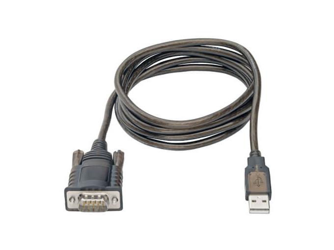 Eaton Tripp Lite Series Rs232 To Usb Adapter Cable With Com Retent