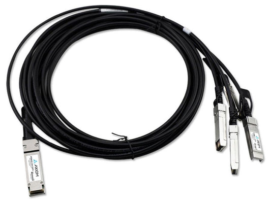 Convertidor de señal de fibra óptica pasivo Axiom 100Gbase-Cr4 Qsfp28 a 4 Sfp28, compatible con Cisco 3M