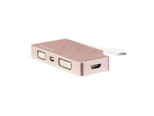 Adaptador de vídeo multipuerto USB-C de Startech.com con HDMI, VGA y Mini-DI