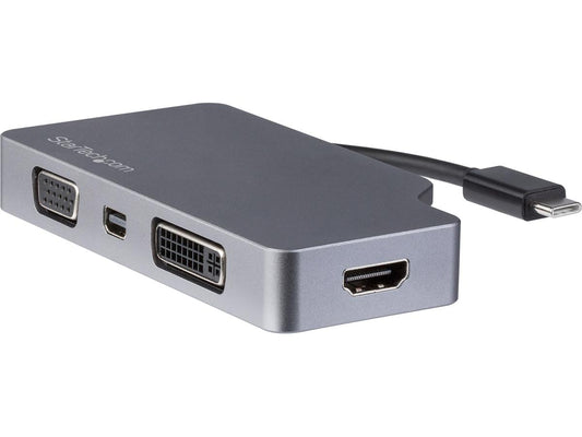 Adaptador de vídeo multipuerto USB-C de Startech.com con HDMI, VGA y Mini-DI
