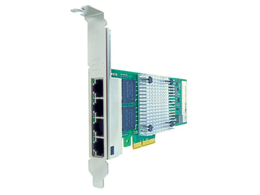 Carte réseau Axiom 10/100/1000 Mbit/s 4 ports RJ45 PCIe X4 pour Lenovo -