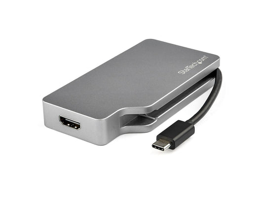 Adaptador de vídeo multipuerto USB-C de Startech.com con HDMI, VGA y Mini-DI