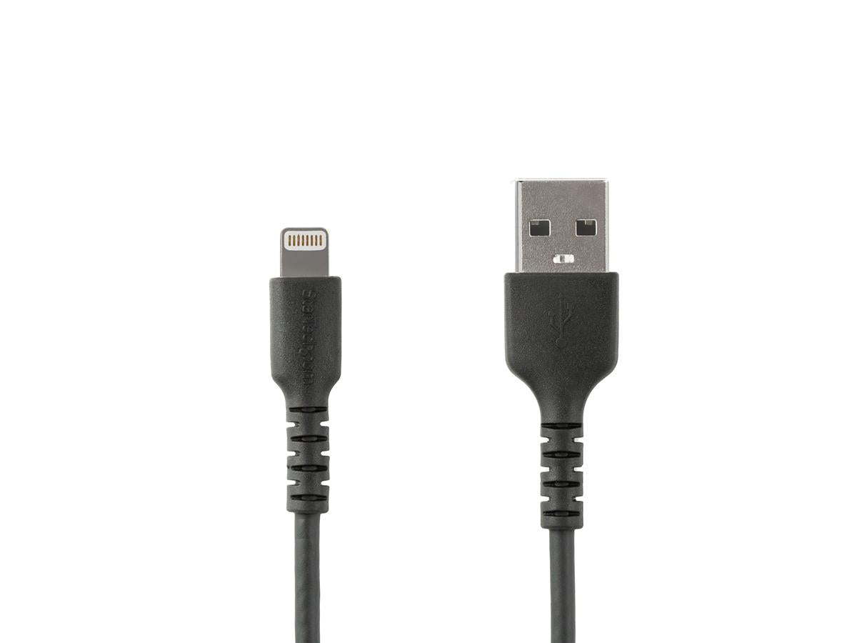Startech.Com 3 Ft(1M) Durable Black Usb-A To Lightning Cable, Heav