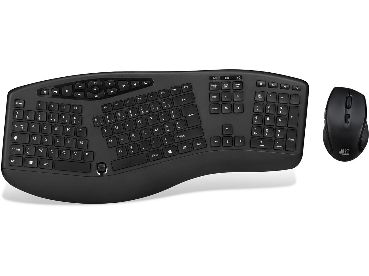 Ensemble souris French Canadian Wrls Slim Ergo Kybd