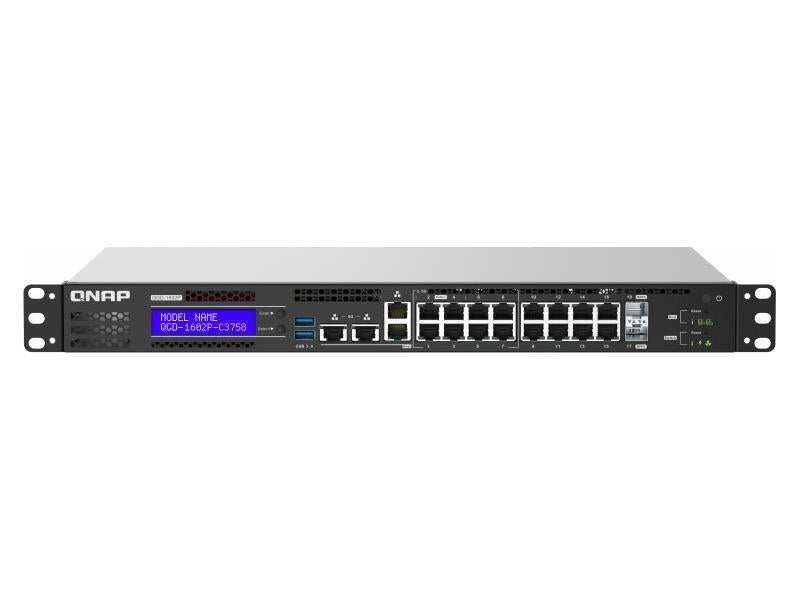 Qnap Qgd-1602P-C3758: 8 2.5Gbe Poe Ports(4 Port Ieee 803.3Bt Poe +