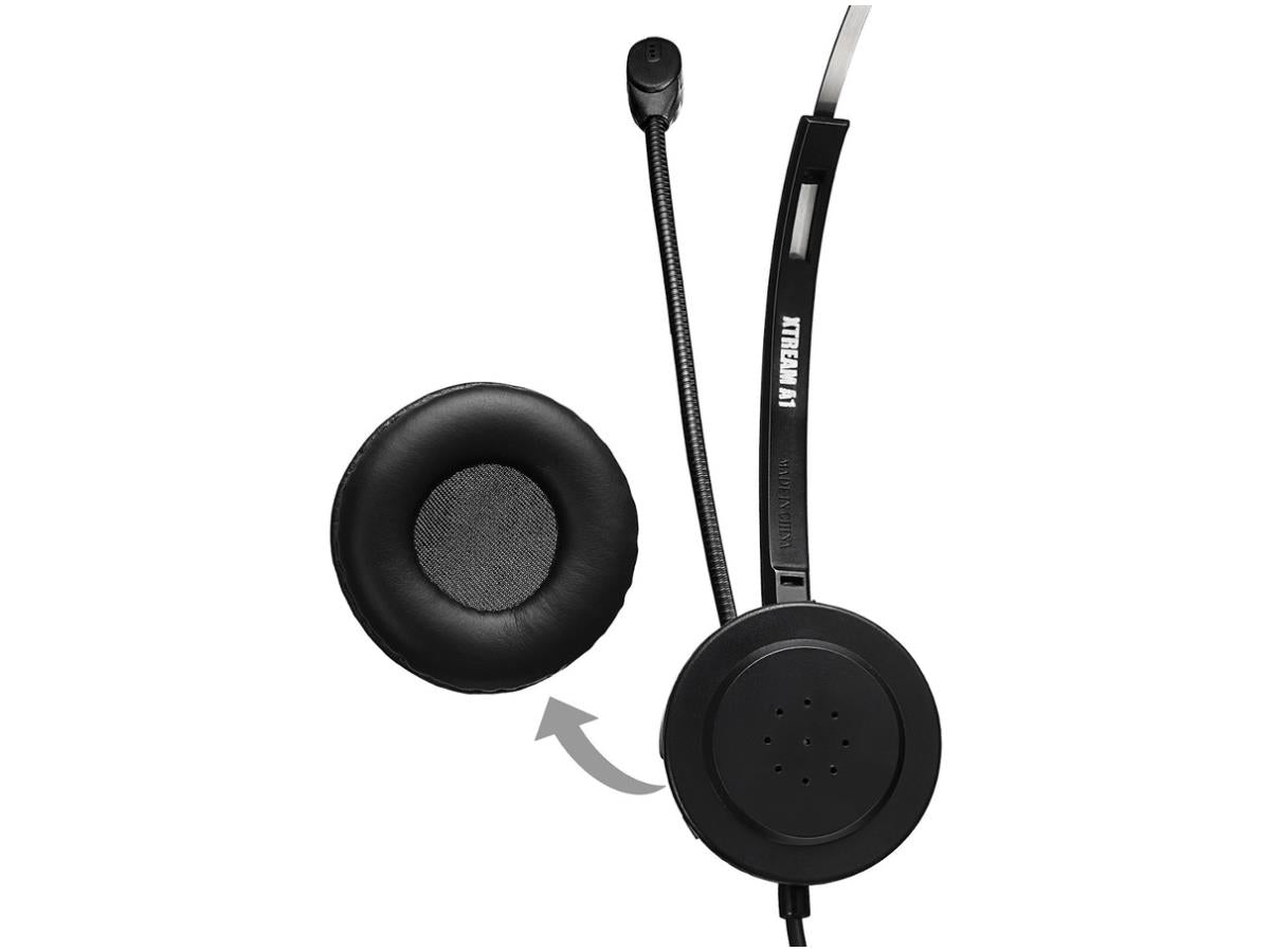 Usb Single-Sided Headset Adjustable Mic