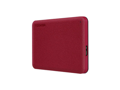 Toshiba Canvio Advance Prtbl Ext Hd/Red/2T