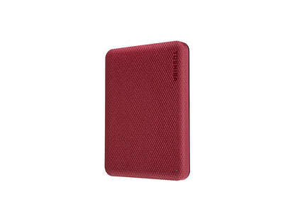 Toshiba Canvio Advance Prtbl Ext Hd/Red/2T
