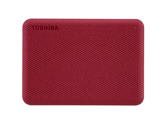 Toshiba Canvio Advance Prtbl Ext Hd/Red/2T