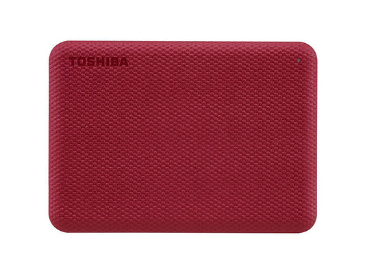 Toshiba Canvio Advance Prtbl Ext Hd/Red/4T