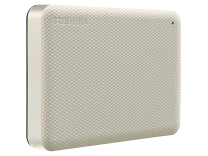 Toshiba Canvio Advance Prtbl Ext Hd/Wht/4T