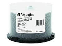 Dvd-R 4.7Gb 16X Wht Ij Hub 50Pk