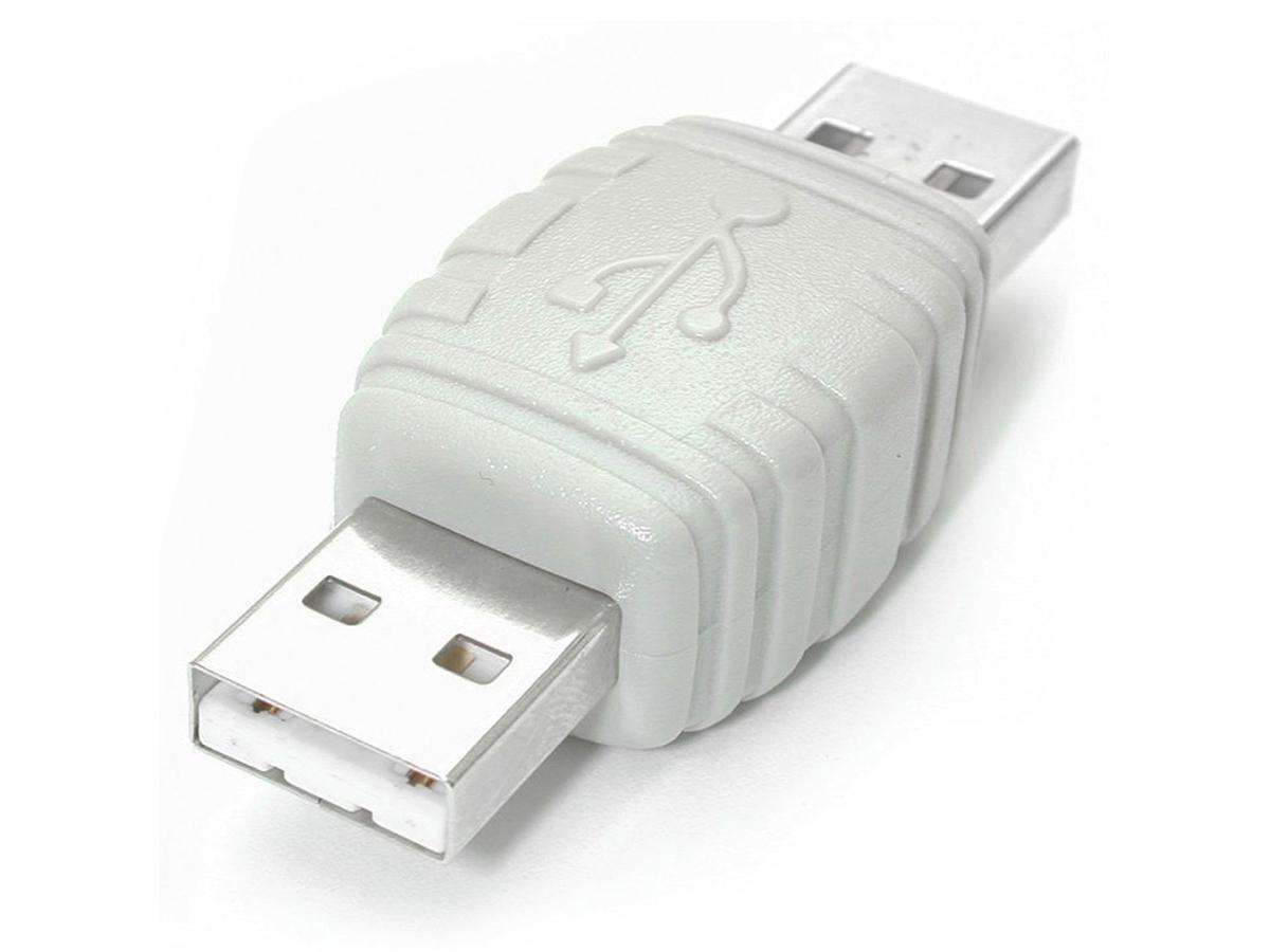 Adaptador de cable USB A a USB A macho a macho