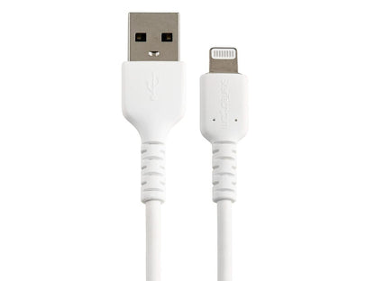Cable USB-A a Lightning blanco duradero de Startech.com de 15 cm (6 pulgadas)