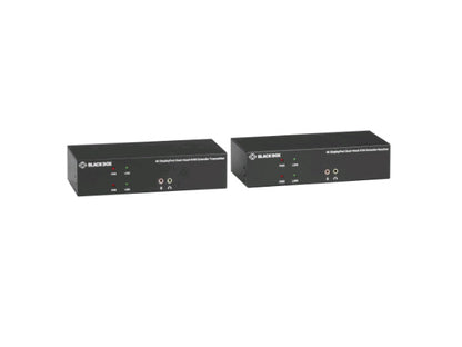 Extendeur KVM DisplayPort fibre optique Black Box Corp série KVX, DH, Tx+Rx