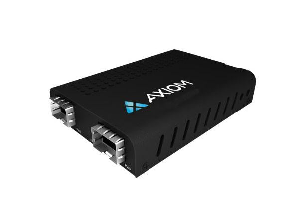 Convertidor de modo óptico Axiom Mini de 10 Gbps SFP+ a SFP+ (OEO)