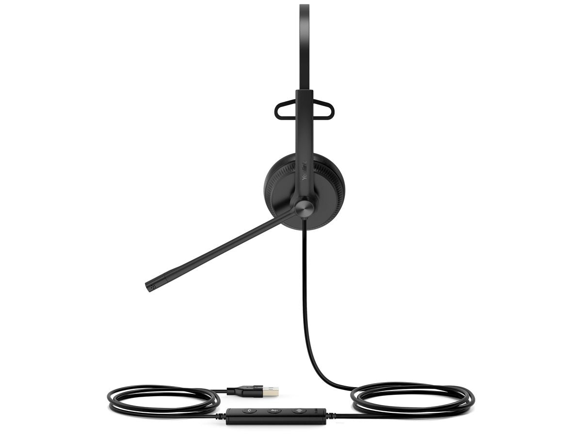 Uh34 Mono (Monaural) Usb Headset, Boom Microphone, Noise Canceling