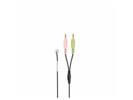 Cable de conexión Epos Cuipc (1 unidad) RJ9 a conector dual de 3,5 mm. Accesorios