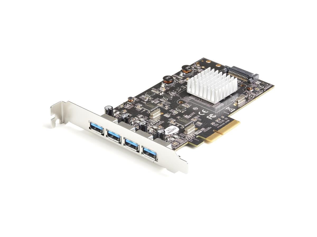 Tarjeta PCIe USB de 4 puertos Startech.Com - 10 Gbps USB 3.1/3.2 Gen 2 Tipo-