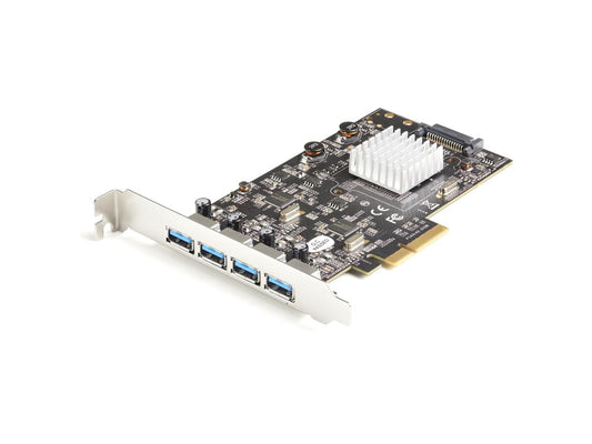 Tarjeta PCIe USB de 4 puertos Startech.Com - 10 Gbps USB 3.1/3.2 Gen 2 Tipo-