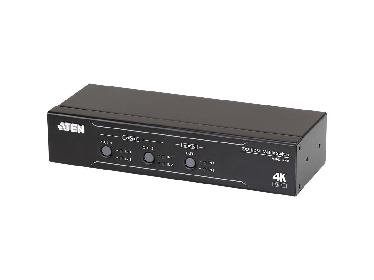 Commutateur audio matriciel HDMI 2X2 True 4K