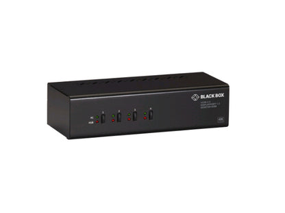Black Box Corp 4 Port Dual Head Hdmi/Dpusb3Audiokvm Switch