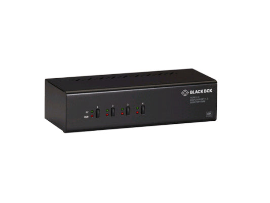 Black Box Corp 4 Port Dual Head Hdmi/Dpusb3Audiokvm Switch
