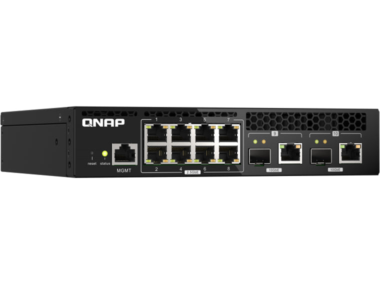 Commutateur rackable QNAP Qsw-M2108-2C, commutateur de gestion, 8 ports 2,5 GHz