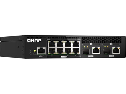 Commutateur rackable QNAP Qsw-M2108-2C, commutateur de gestion, 8 ports 2,5 GHz
