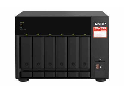 Escritorio QNAP de 6 bahías NAS/ISCSI IP-San, AMD Ryzen serie V1000 V1500B