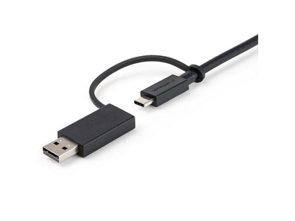 Cable USB-C Startech.Com de 1 m (3 pies) con adaptador USB-A, híbrido