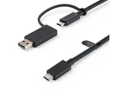 Cable USB-C Startech.Com de 1 m (3 pies) con adaptador USB-A, híbrido