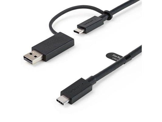Cable USB-C Startech.Com de 1 m (3 pies) con adaptador USB-A, híbrido