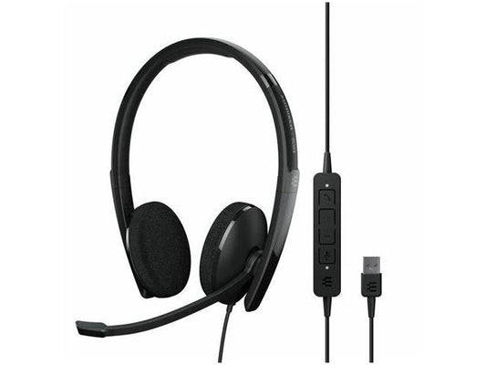 Auriculares estéreo Epos Adapt 160 USB II optimizados para UC