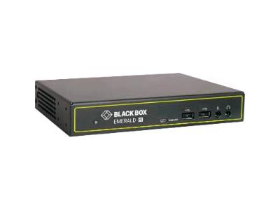 Black Box Corp Emerald PE PoE HD DVI Double HeadVUSB AudioRx