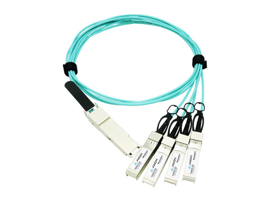 Axiom 40Gbase-Aoc Qsfp+ To 4 Sfp+ Active Optical Cable Cisco Compa