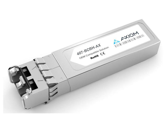 Transceptor SFP+ industrial de temperatura Axiom 10Gbase-Sr para Dell - 407-Bcbh