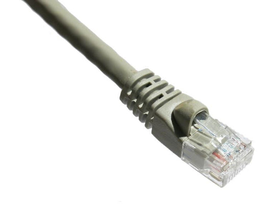 Cable de conexión Axiom Cat6A de 650 MHz, 4,2 m, con funda moldeada (gris)