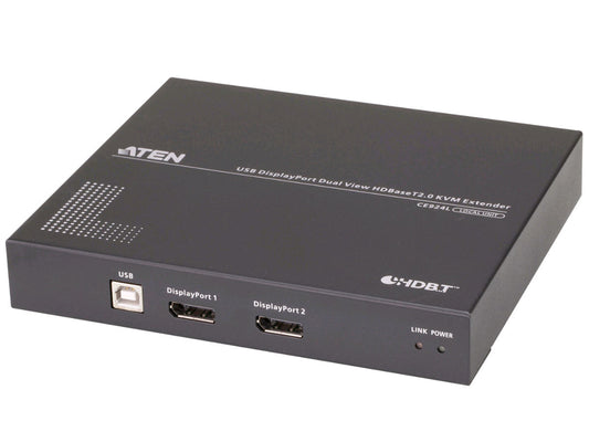 Extensor USB DP de doble pantalla HDBaseT 2.0
