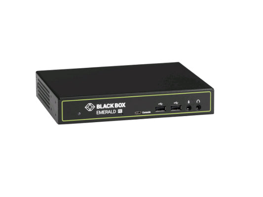 Black Box Corp Emerald PE PoE HD DVI Single HeadVUSB AudioRx