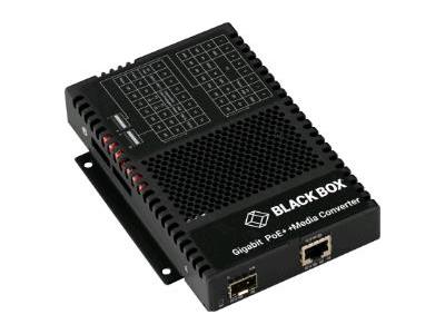 Black Box Corp 10/100/1000Bt 60W Poe 100/1000Bx Sfp Media Conv