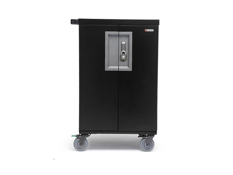 Bretford 36X Corex Cart, Pre-Wired Usb-C, Black Pumice