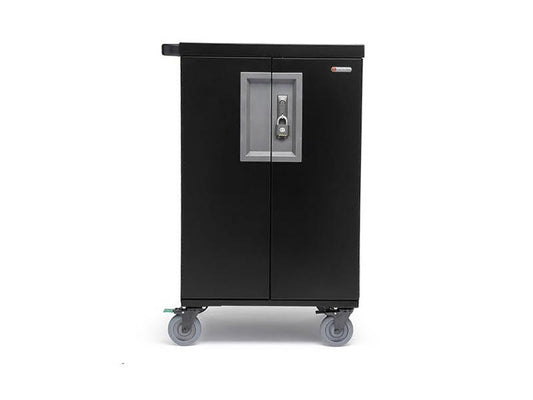 Bretford 36X Corex Cart, Pre-Wired Usb-C, Black Pumice