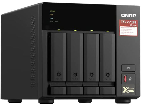 Escritorio QNAP de 4 bahías NAS/ISCSI IP-San, AMD Ryzen serie V1000 V1500B