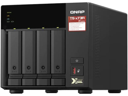 Escritorio QNAP de 4 bahías NAS/ISCSI IP-San, AMD Ryzen serie V1000 V1500B